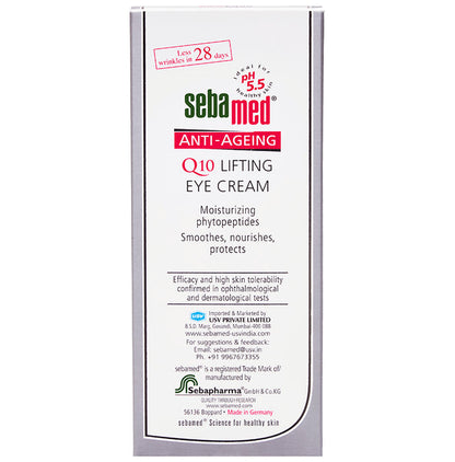 Sebamed Anti-Aging Q10 Lifting Eye Cream - Classic Derma