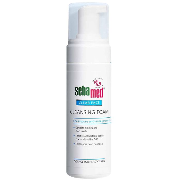 Sebamed Antibacterial Clear Face Cleansing Foam for Impure and Acne-prone Skin | Face Care Product for Pimples & Blackheads - Classic Derma