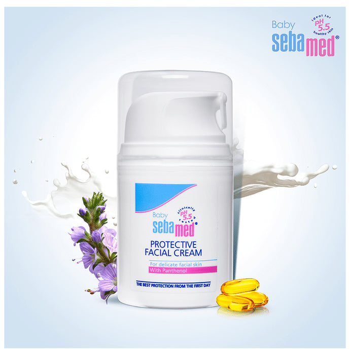 Sebamed Baby Protective Facial Cream|pH 5.5|Baby Face Cream|Vitamin E for Soft Skin |