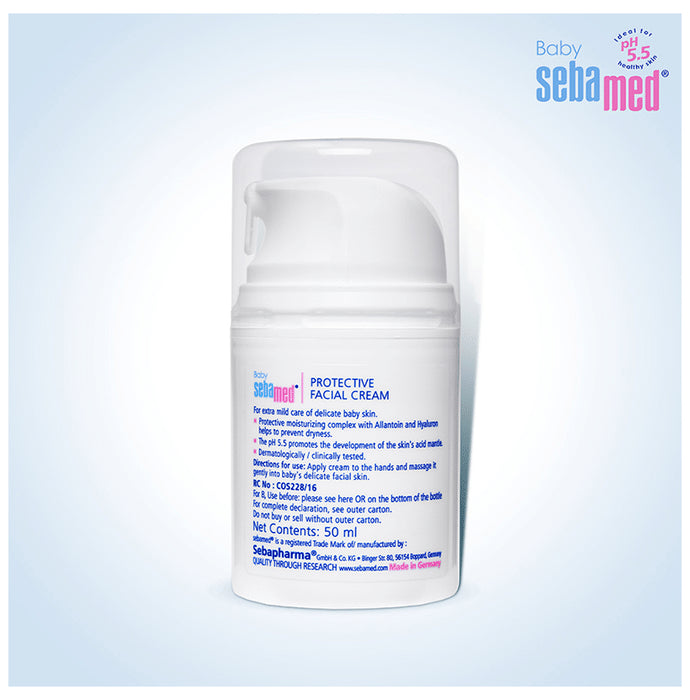 Sebamed Baby Protective Facial Cream|pH 5.5|Baby Face Cream|Vitamin E for Soft Skin |