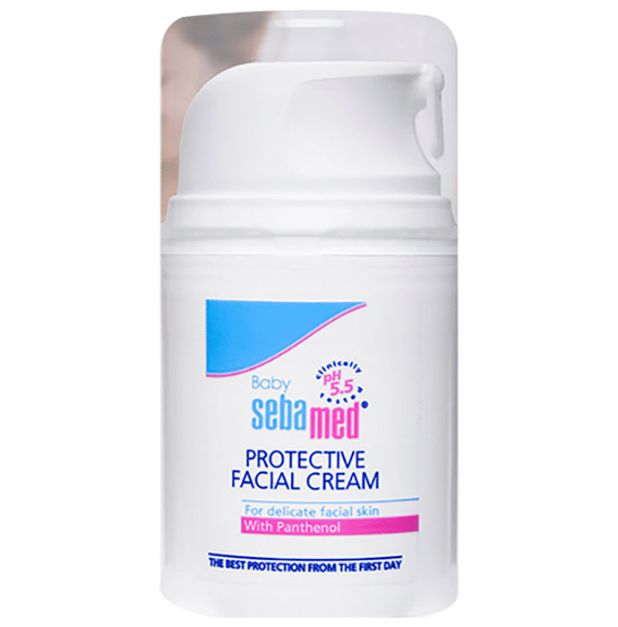 Sebamed Baby Protective Facial Cream|pH 5.5|Baby Face Cream|Vitamin E for Soft Skin | - Classic Derma