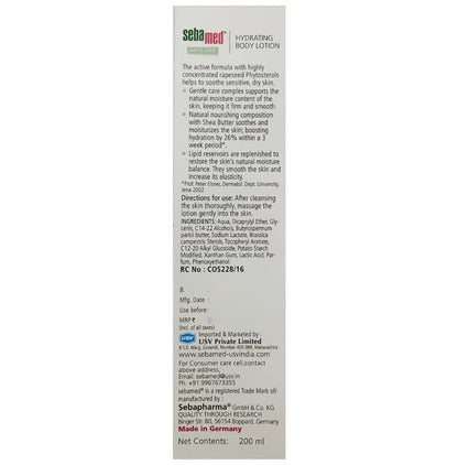 Sebamed Hydrating body Lotion