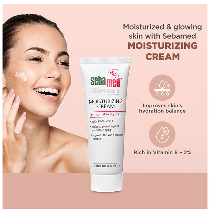 Sebamed Moisturizing Cream with Vitamin E | For Skin Hydration