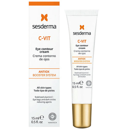 Sesderma C-Vit Eye Contour Cream | For Eye Bags, Dark Circles & Eye Care | For All Skin Types Cream - Classic Derma
