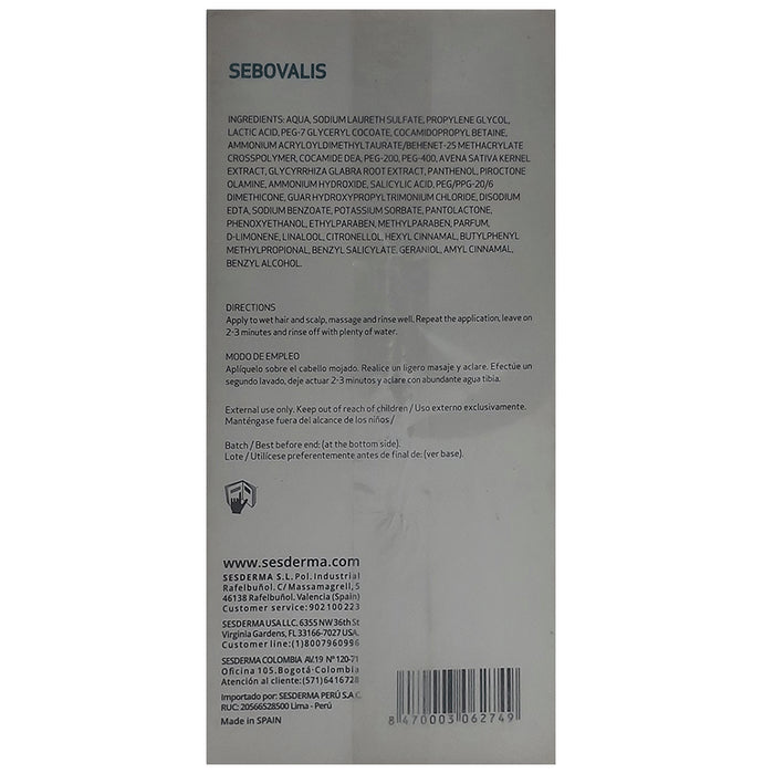 Sesderma Seskavel Anti-Hair Loss Shampoo