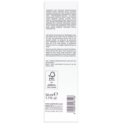 Sophieskin AntiManchas Whitening Facial Cream SPF 50