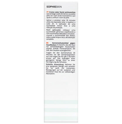 Sophieskin AntiManchas Whitening Facial Cream SPF 50
