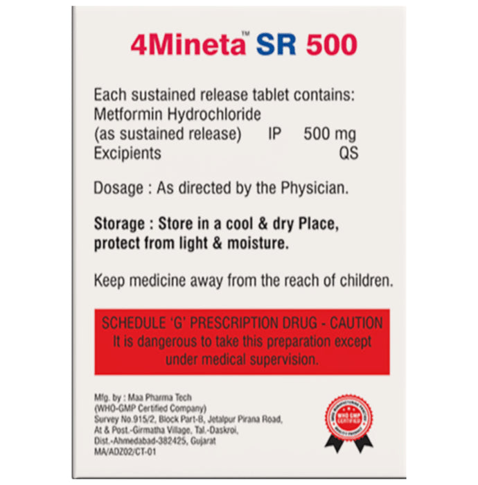 4Mineta SR 500 Tablet