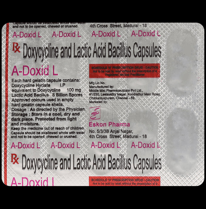 A Doxid L 100mg Capsule
