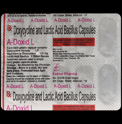 A Doxid L 100mg Capsule