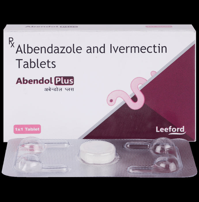 Abendol Plus 12mg/400mg Tablet - Classic Derma