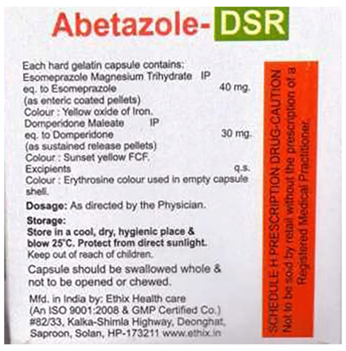 Abetazole-DSR Capsule