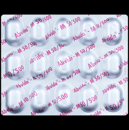 Abvida-M 50/500 Eazy Glide Tablet SR