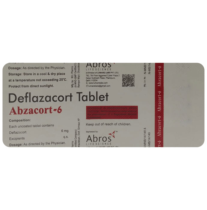 Abzacort 6 Tablet