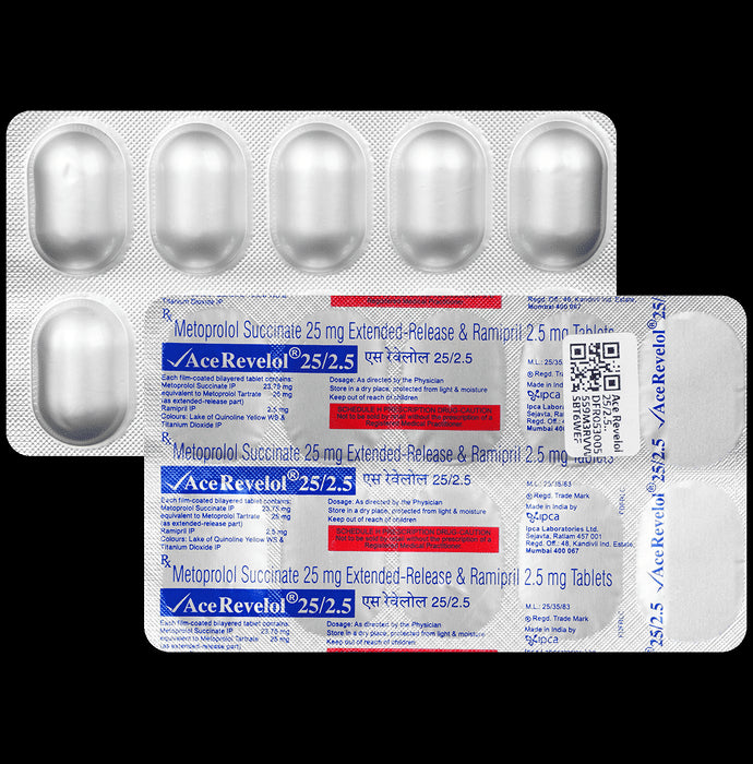 Ace Revelol 25/2.5 Tablet ER - Classic Derma