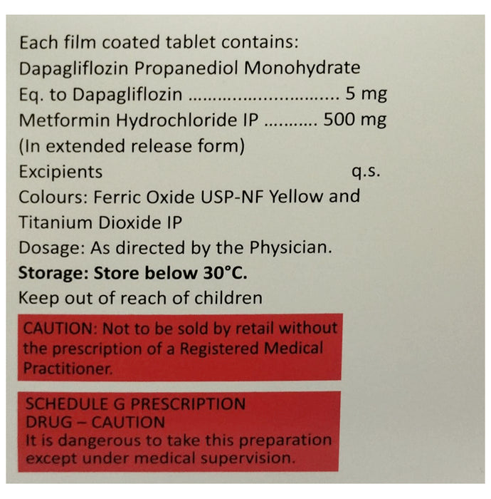 Acedapa M 5/500 Tablet ER