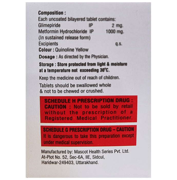 Acmeglim-M2 Forte Tablet PR