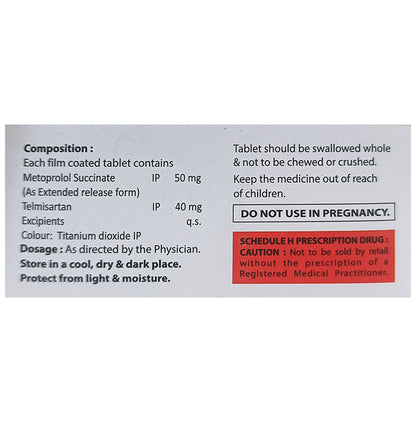 Acmetel-MT 50 Tablet ER