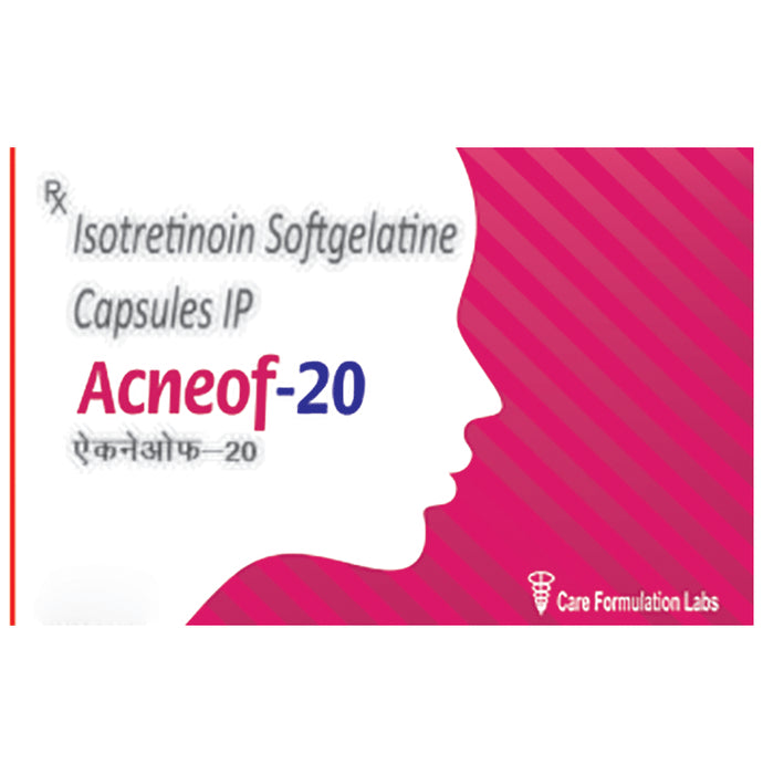 Acneof 20 Soft Gelatin Capsule - Classic Derma
