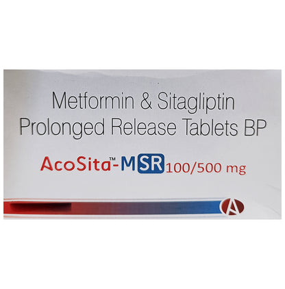 Acosita-M SR 100/500 mg Tablet - Classic Derma