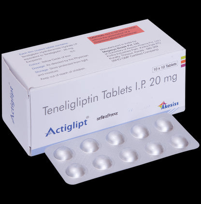 Actiglipt 20mg Tablet - Classic Derma
