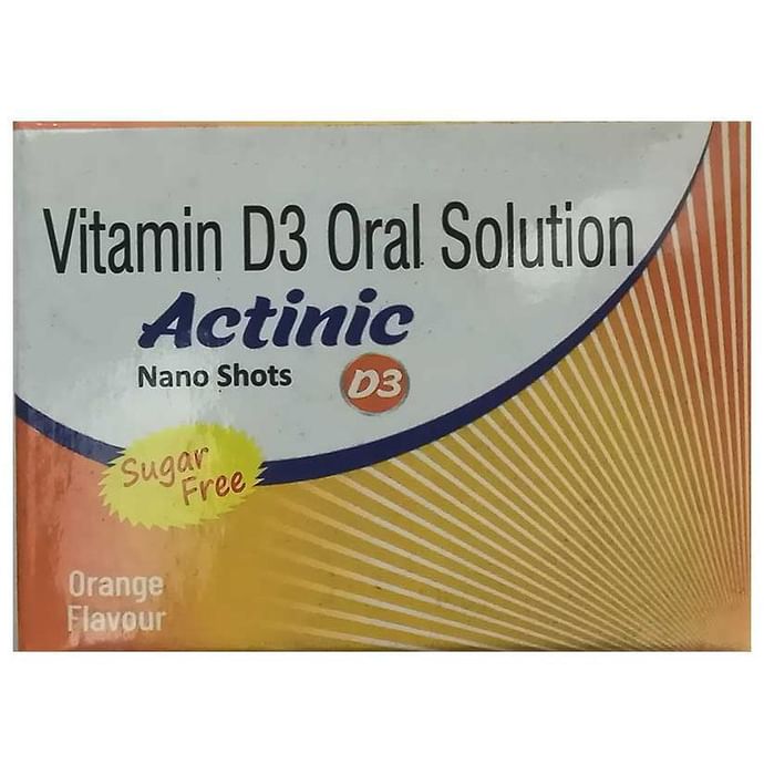 Actinic Nano Shots (5ml Each) Orange Flavour Sugar Free - Classic Derma