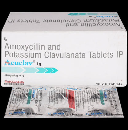 Acuclav 1000mg Tablet - Classic Derma