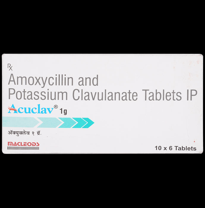 Acuclav 1000mg Tablet