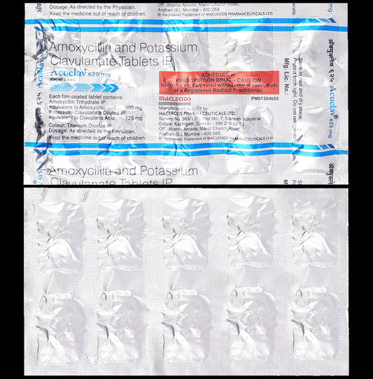 Acuclav 625 Tablet - Classic Derma