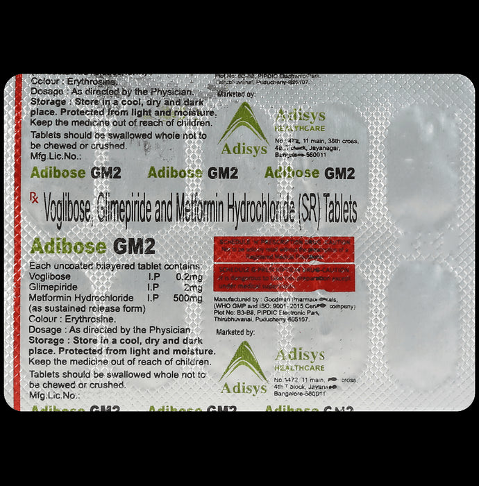 Adibose GM2 Tablet SR