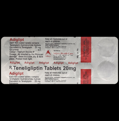 Adiglipt 20mg Tablet