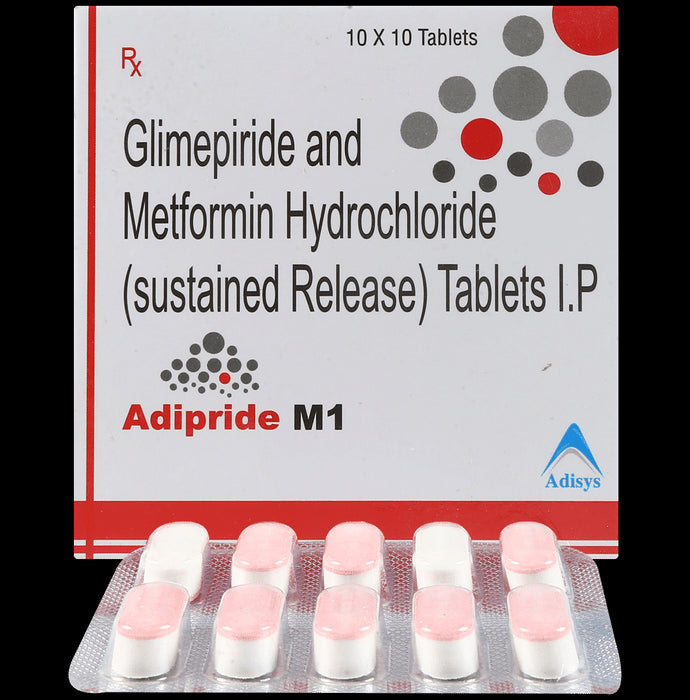 Adipride M 1mg/500mg Tablet SR - Classic Derma