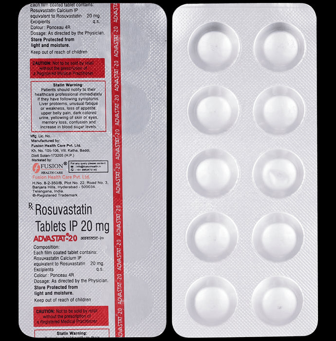 Advastat 20 Tablet - Classic Derma