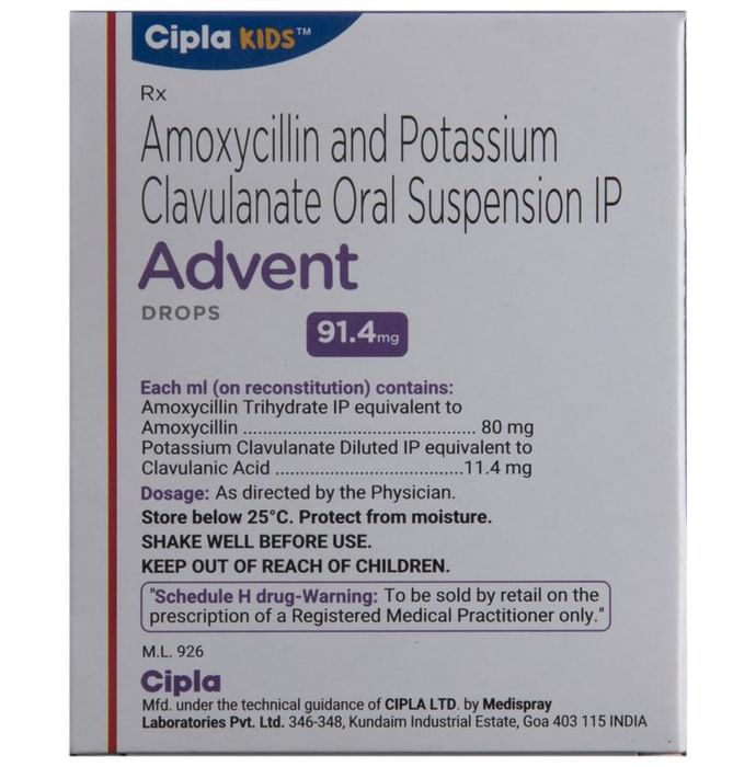 Advent 91.4mg Drops Tangy Orange