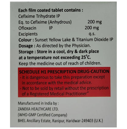 Advixime OF 200mg/200mg Tablet