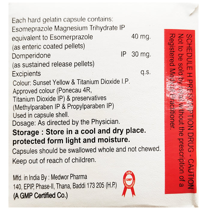 Aezole D 30mg/40mg Capsule SR