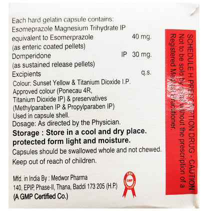 Aezole D 30mg/40mg Capsule SR