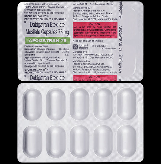 Afogatran 75mg Capsule - Classic Derma