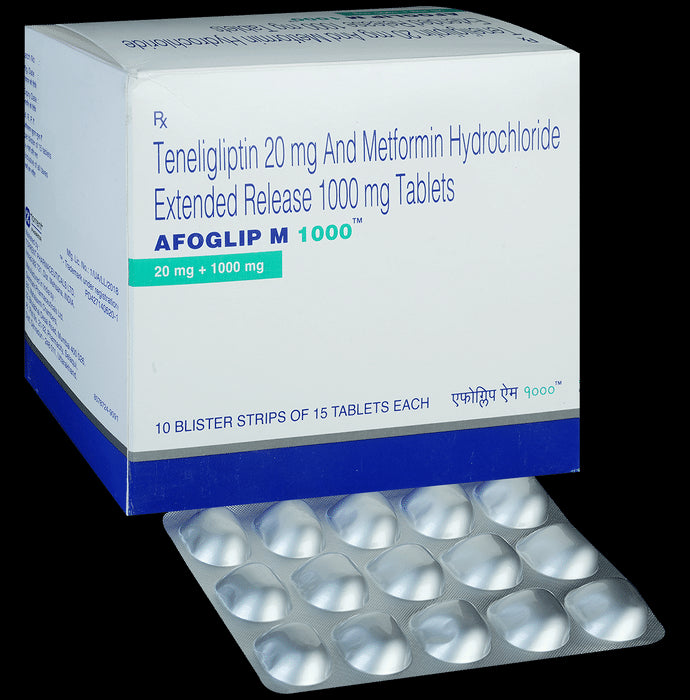 Afoglip M 1000 Tablet ER - Classic Derma