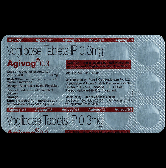 Agivog 0.3 Tablet