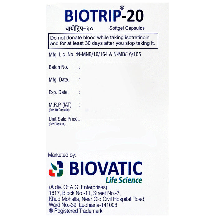 Biotrip 20 Softgel Capsule