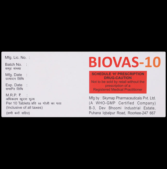 Biovas 10 Tablet