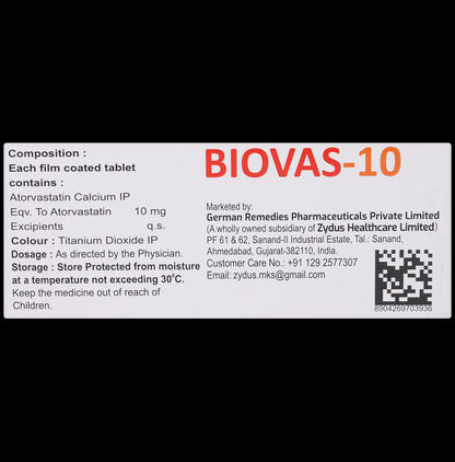 Biovas 10 Tablet