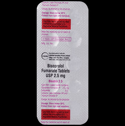 Bisobis 2.5mg Tablet