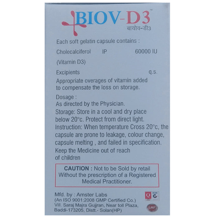 Biov-D3 Softgel Capsule