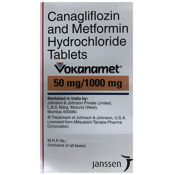 Vokanamet 50mg/1000mg Tablet