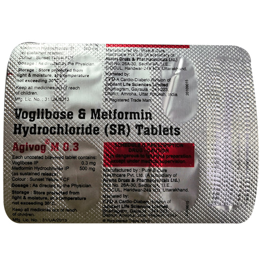 Agivog M 0.3 Tablet SR - Classic Derma