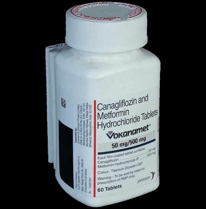 Vokanamet 50mg/500mg Tablet - Classic Derma
