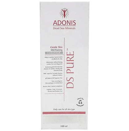DS Pure Mild Foaming Cleanser | pH 5.5 for All Skin Types | Paraben-Free - Classic Derma 